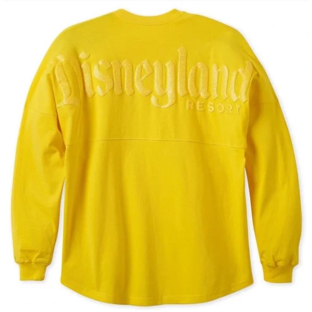 Disneyland Resort Spirit Jersey Dapper Yellow Long Sleeve Size Large - Picture 2 of 10